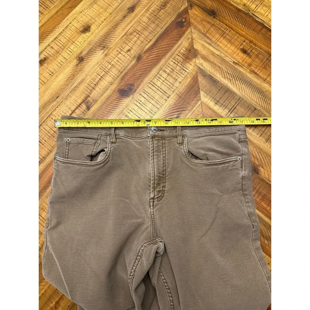 Faherty Stretch Terry 5 Pocket Pants 34x32 Driftwood EUC
